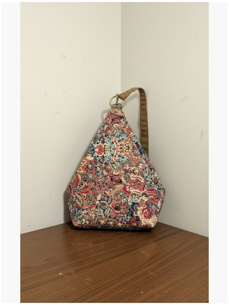 Polyester Backpack With Bohemian Floral Patchwork Pattern, Daypack For Women